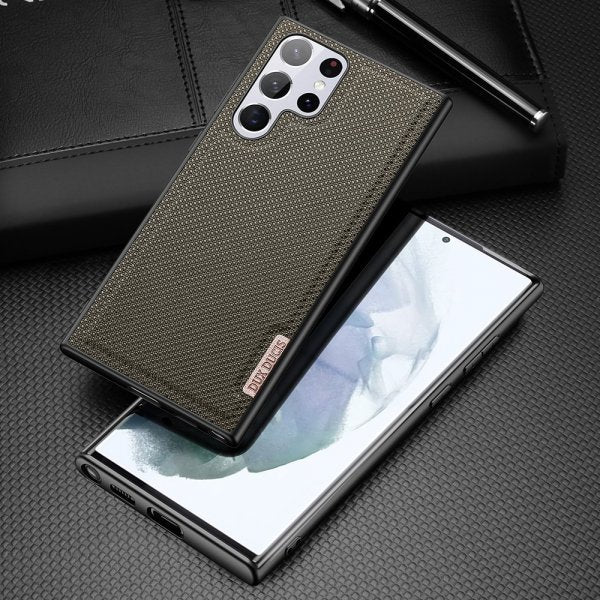 Dux Ducis Samsung Galaxy S22 Ultra Deksel FINO Series Grønn