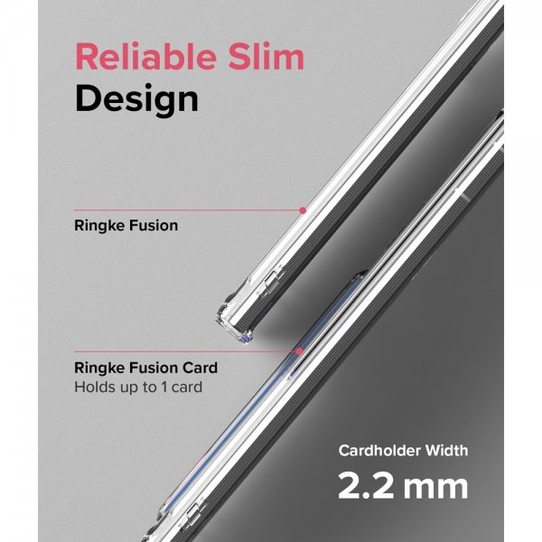 Ringke Samsung Galaxy S22 Ultra Deksel Fusion Card Clear
