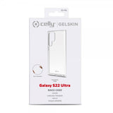 Celly Samsung Galaxy S22 Ultra Deksel GELSKIN Klar