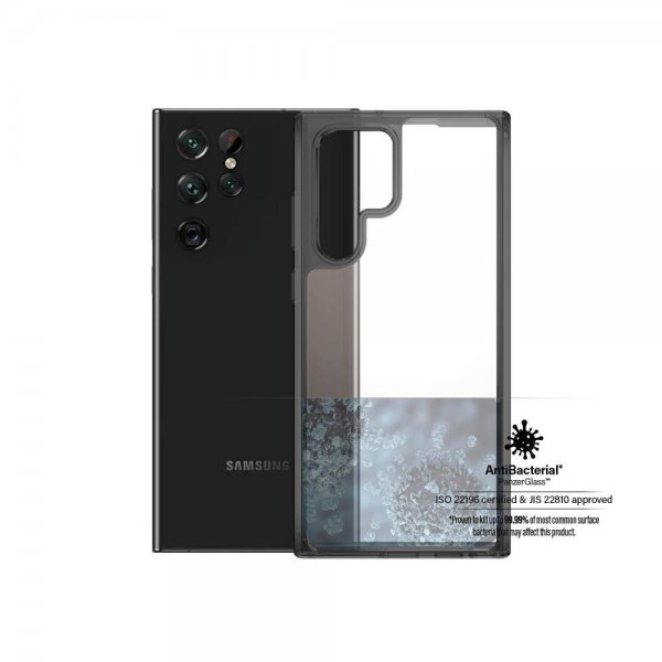 PanzerGlass Samsung Galaxy S22 Ultra Deksel HardCase Crystal Black