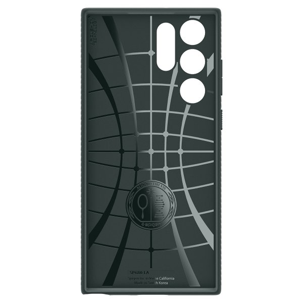 Spigen Samsung Galaxy S22 Ultra Deksel Liquid Air Abyss Green