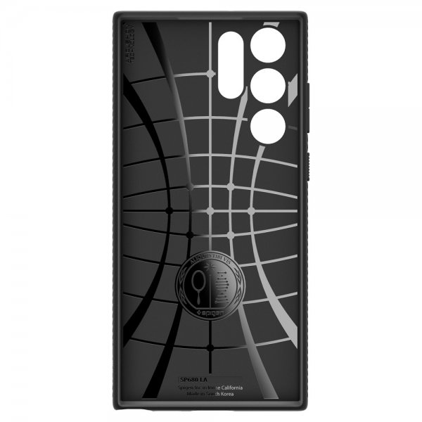 Spigen Samsung Galaxy S22 Ultra Deksel Liquid Air Matte Black
