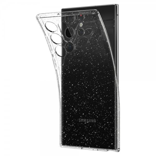 Spigen Samsung Galaxy S22 Ultra Deksel Liquid Crystal Glitter Crystal Quartz