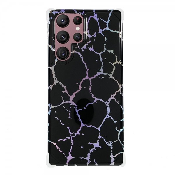 Samsung Galaxy S22 Ultra Deksel Marmor Svart