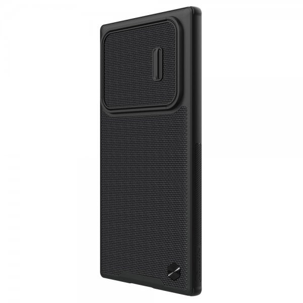 Nillkin Samsung Galaxy S22 Ultra Deksel med Tekstur Linsebeskyttelse Svart
