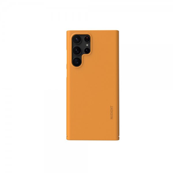 Nudient Samsung Galaxy S22 Ultra Deksel Thin Case V3 Saffron Yellow