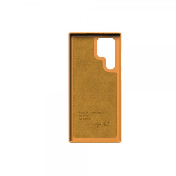 Nudient Samsung Galaxy S22 Ultra Deksel Thin Case V3 Saffron Yellow