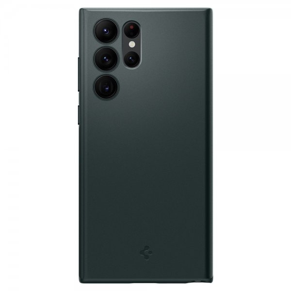 Spigen Samsung Galaxy S22 Ultra Deksel Thin Fit Abyss Green