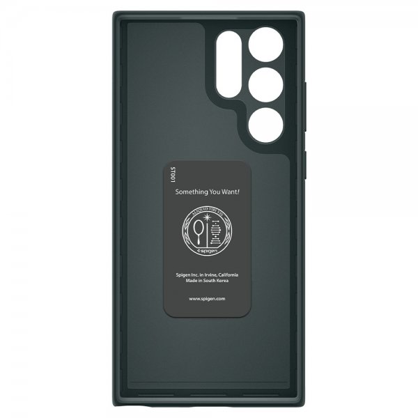 Spigen Samsung Galaxy S22 Ultra Deksel Thin Fit Abyss Green