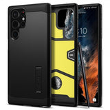 Spigen Samsung Galaxy S22 Ultra Deksel Tough Armor Svart