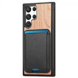Samsung Galaxy S22 Ultra Deksel Tre Avtakbart Kortholder Cherry