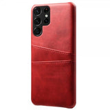 Samsung Galaxy S22 Ultra Deksel To Kortlommer Rød