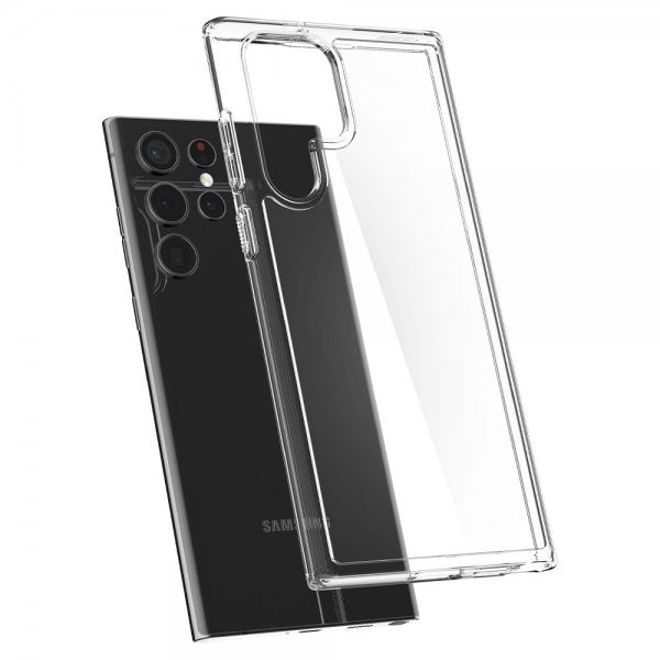 Spigen Samsung Galaxy S22 Ultra Deksel Ultra Hybrid Crystal Clear