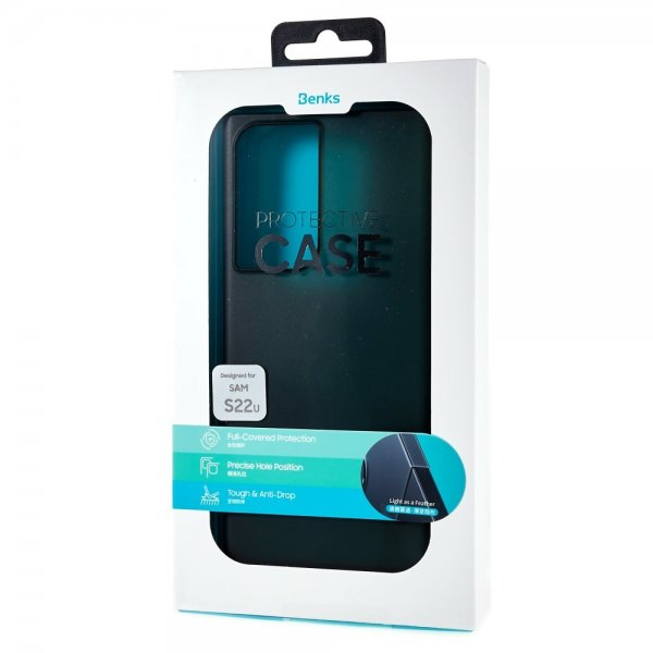 Benks Samsung Galaxy S22 Ultra Deksel Ultra Thin Transparent Svart