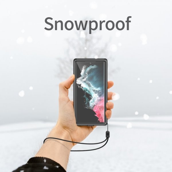 Redpepper Samsung Galaxy S22 Ultra Deksel Vanntett IP68 Svart