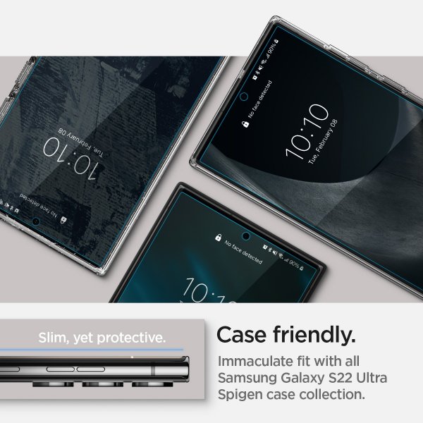 Spigen Samsung Galaxy S22 Ultra Skjermbeskytter Neo Flex 2-pack