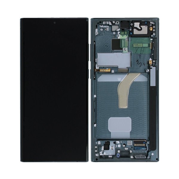 Samsung Samsung Galaxy S22 Ultra (SM-S908B) Skjerm med LCD Display Original - Grønn