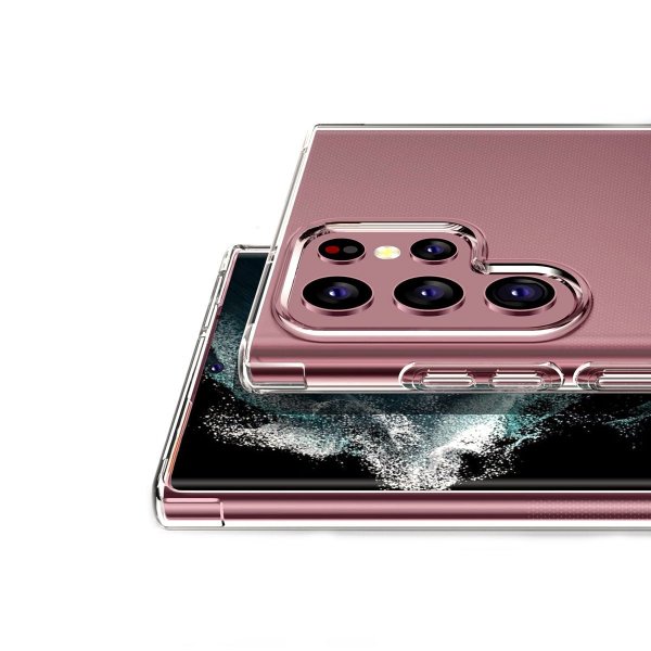 Rvelon Samsung Galaxy S22 Ultra Deksel Støtsikker Transparent