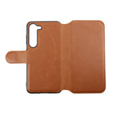 Rvelon Samsung Galaxy S23 Etui Utbrettbar Kortlomme Brun