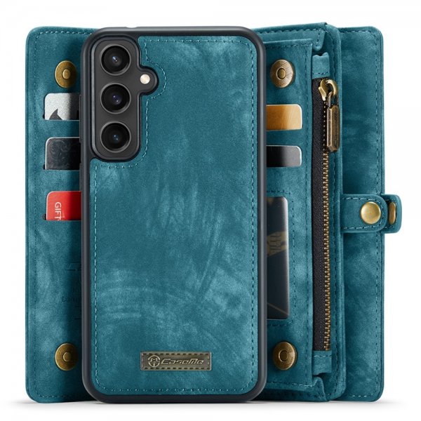 CaseMe Samsung Galaxy S23 FE Etui 008 Series Avtakbart Deksel Blå