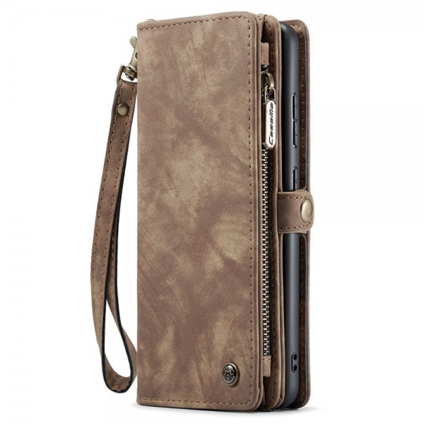 CaseMe Samsung Galaxy S23 FE Etui 008 Series Avtakbart Deksel Brun