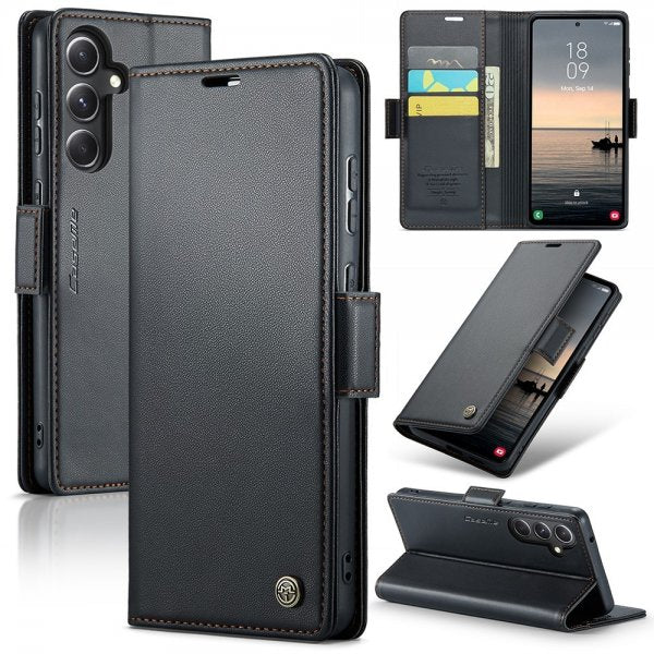CaseMe Samsung Galaxy S23 FE Etui 023 Series Svart