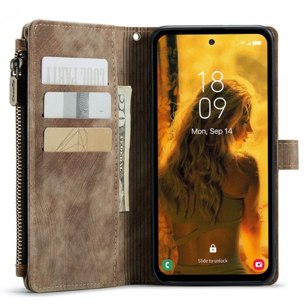 CaseMe Samsung Galaxy S23 FE Etui C30 Series Brun