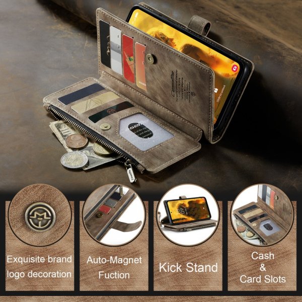CaseMe Samsung Galaxy S23 FE Etui C30 Series Brun