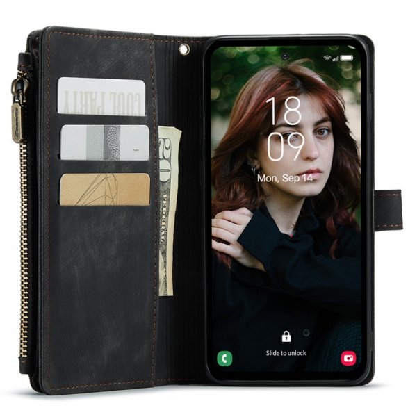 CaseMe Samsung Galaxy S23 FE Etui C30 Series Svart