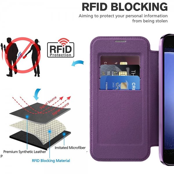 Samsung Galaxy S23 FE Etui MagSafe Lilla