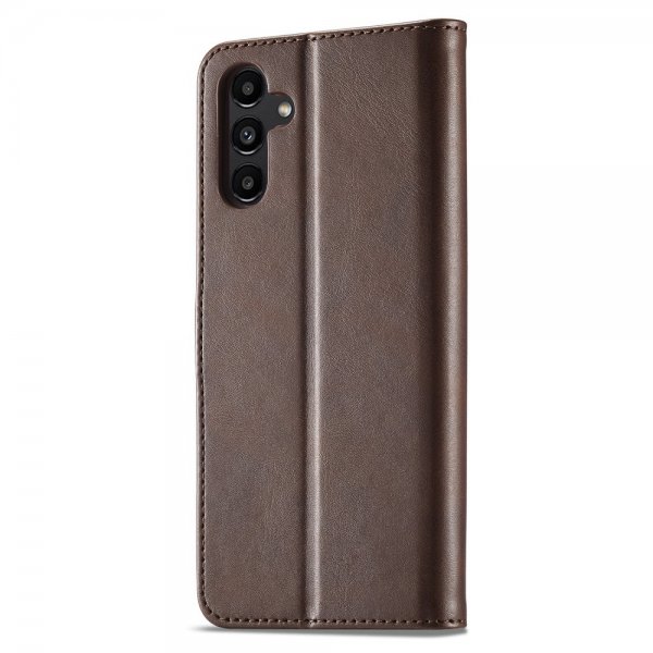 Lc.Imeeke Samsung Galaxy S23 FE Etui med Kortlomme stativfunksjon Brun