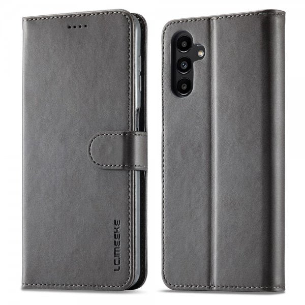 Lc.Imeeke Samsung Galaxy S23 FE Etui med Kortlomme stativfunksjon Grå