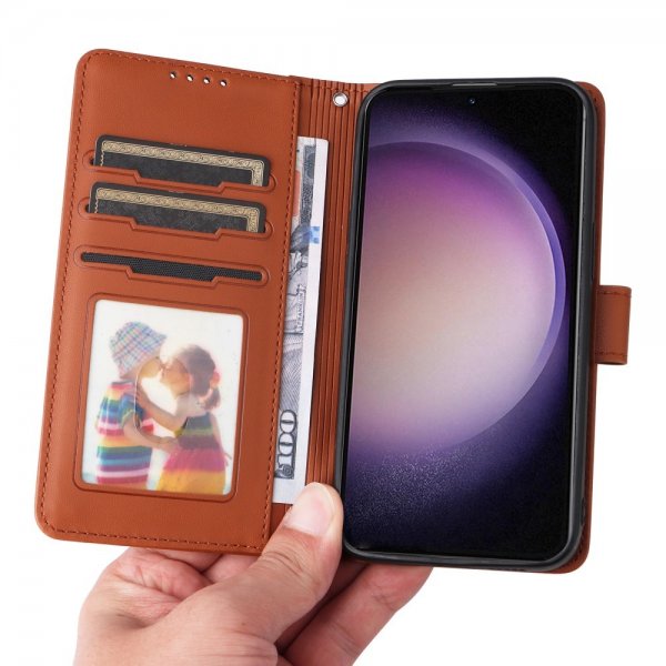 Betopnice Samsung Galaxy S23 FE Etui Avtagbart Deksel 005 Brun