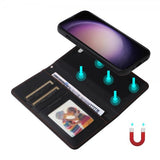 Betopnice Samsung Galaxy S23 FE Etui Avtagbart Deksel 005 Svart