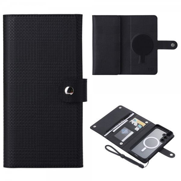 VILI Samsung Galaxy S23 FE Etui Avtagbart Deksel GHB Series MagSafe Svart