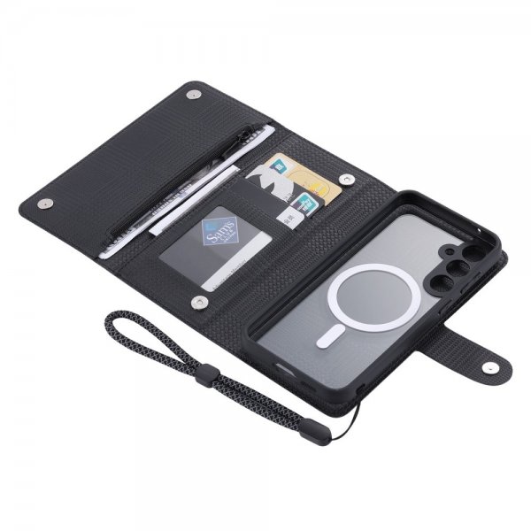 VILI Samsung Galaxy S23 FE Etui Avtagbart Deksel GHB Series MagSafe Svart