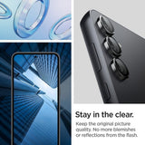 Spigen Samsung Galaxy S23 FE Kamerabeskytter Glas.tR EZ Fit Optik Pro 2-pakning Svart