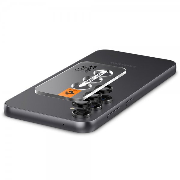 Spigen Samsung Galaxy S23 FE Kamerabeskytter Glas.tR EZ Fit Optik Pro 2-pakning Svart