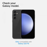 Spigen Samsung Galaxy S23 FE Kamerabeskytter Glas.tR EZ Fit Optik Pro 2-pakning Svart