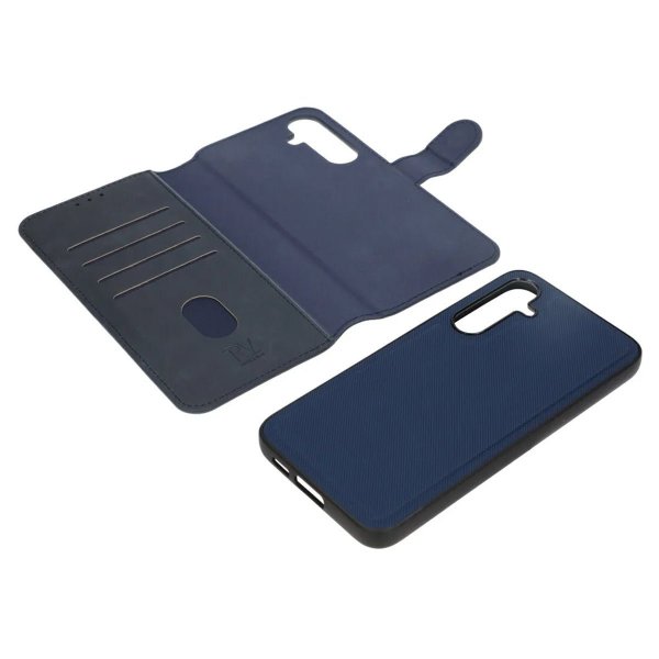 Rvelon Samsung Galaxy S23 FE Etui Detachable Wallet Case Blå