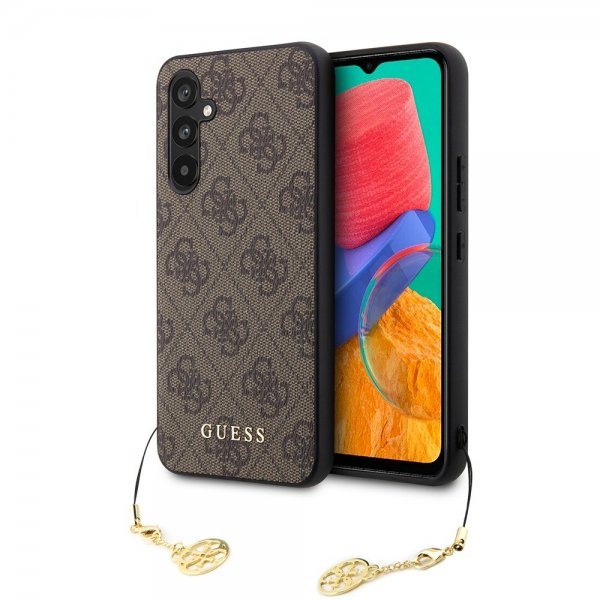 Guess Samsung Galaxy S23 FE Deksel 4G Charm Brun