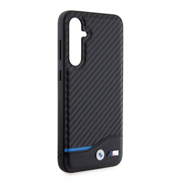 BMW Samsung Galaxy S23 FE Deksel Carbon Blue Line Svart
