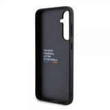 BMW Samsung Galaxy S23 FE Deksel Carbon Blue Line Svart