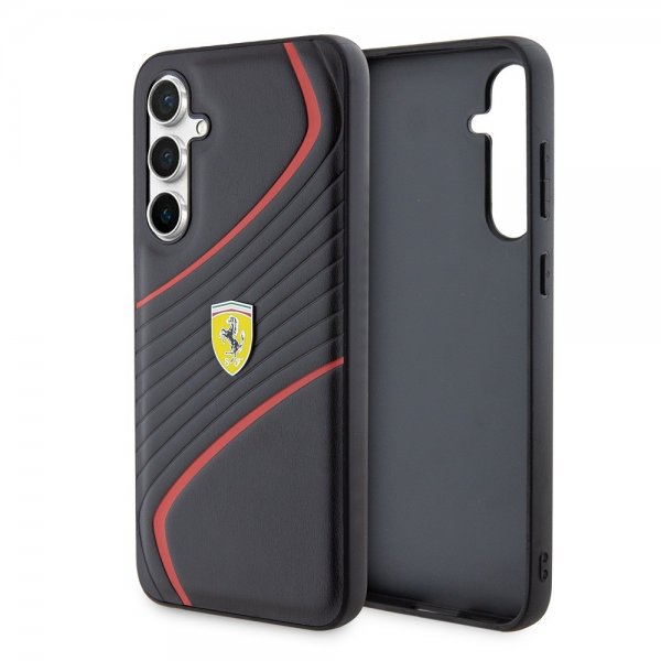 Ferrari Samsung Galaxy S23 FE Deksel Carbon Twist Svart