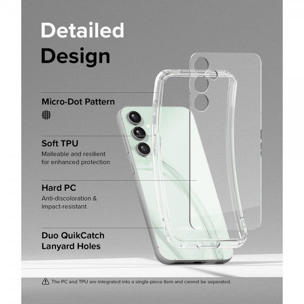 Ringke Samsung Galaxy S23 FE Deksel Fusion Clear