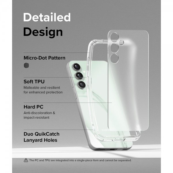 Ringke Samsung Galaxy S23 FE Deksel Fusion Matte Clear