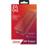 Zagg Samsung Galaxy S23 FE Deksel med Skjermbeskytter Luxe & Glass 360 Protect Bundle