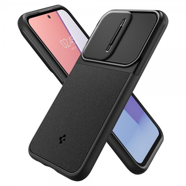 Spigen Samsung Galaxy S23 FE Deksel Optik Armor Svart