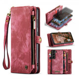 CaseMe Samsung Galaxy S23 Etui 008 Series Avtakbart Deksel Rød