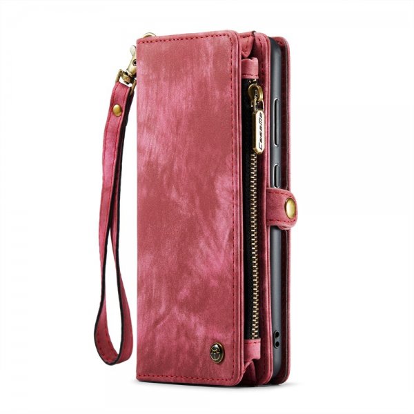 CaseMe Samsung Galaxy S23 Etui 008 Series Avtakbart Deksel Rød